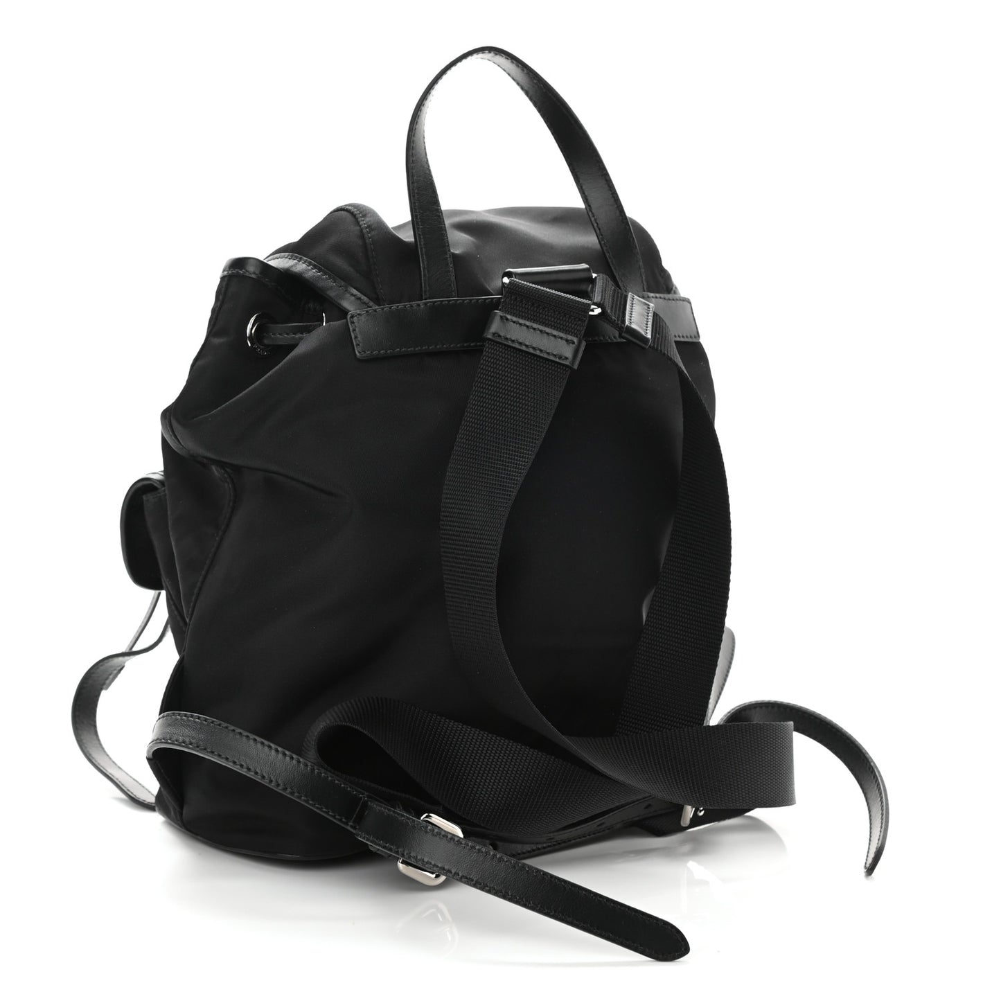 Tessuto Nylon Vitello Backpack Black