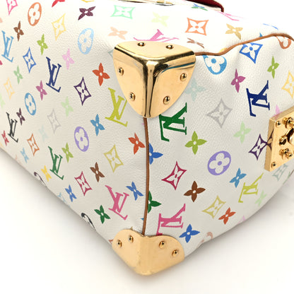 Louis Vuitton Monogram Multicolor Speedy 30 White 9 of 12
