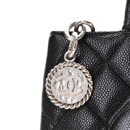 Chanel Caviar Quilted Medallion Tote Black 7 of 9