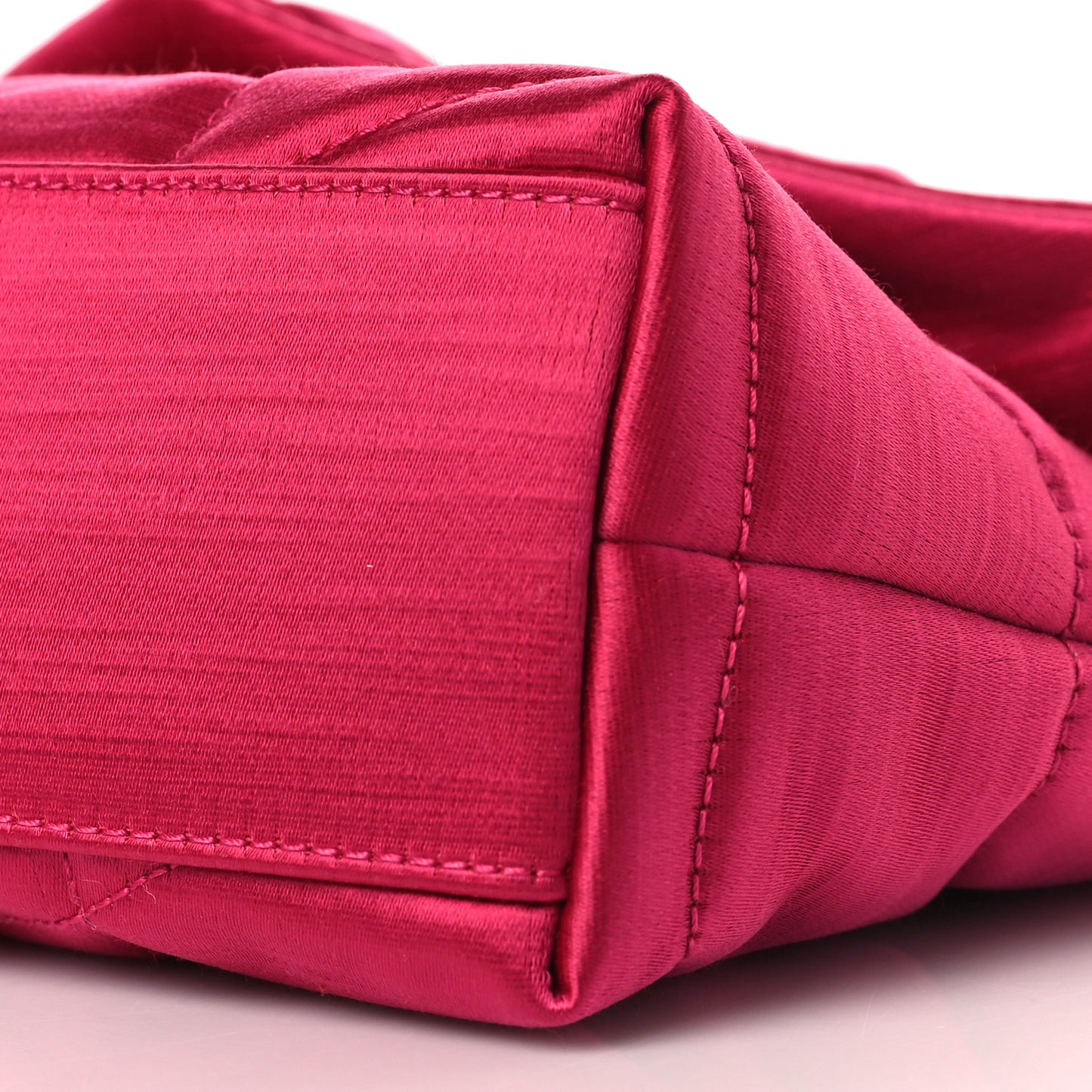 Satin Quilted Toy Loulou Puffer Monogram Chain Satchel Guava Pink