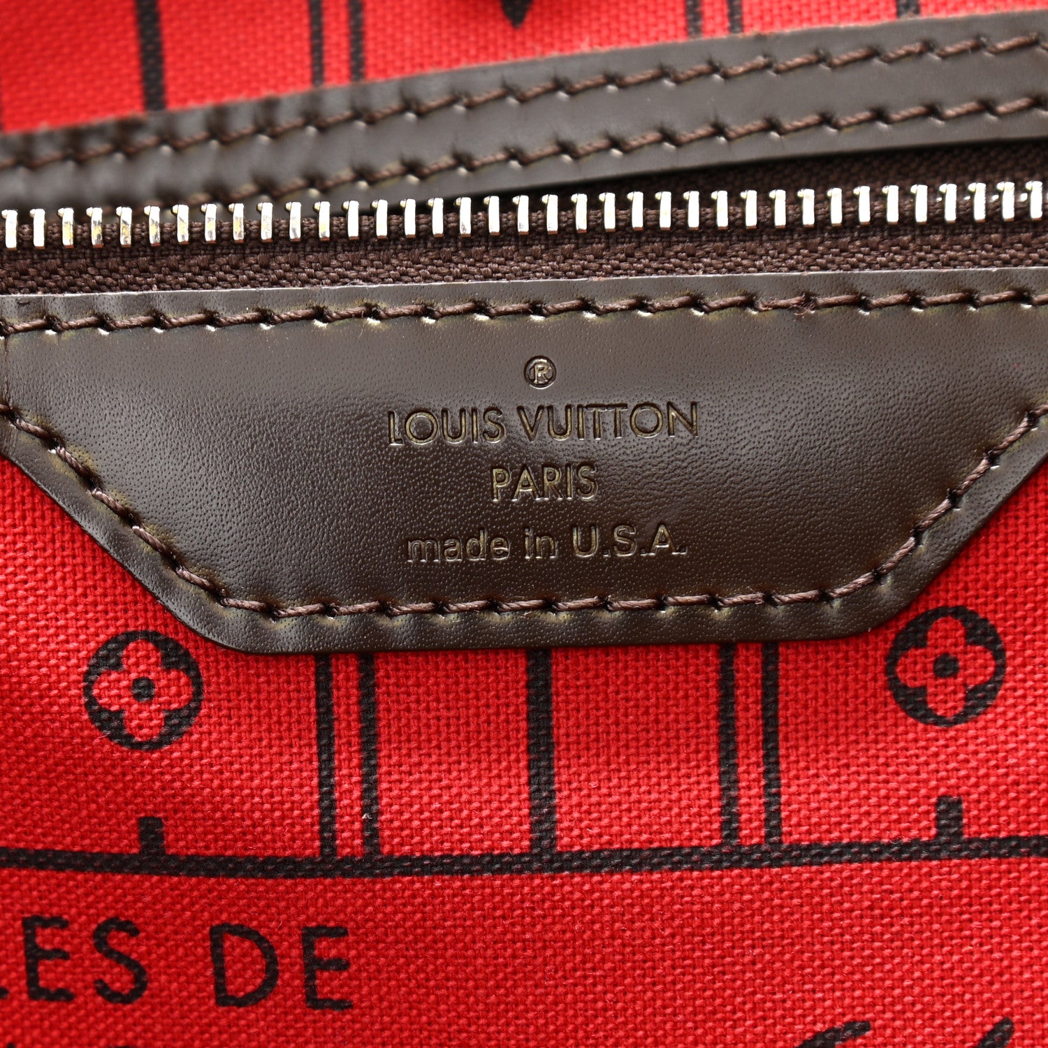 Louis Vuitton Damier Ebene Neverfull GM 6 of 15