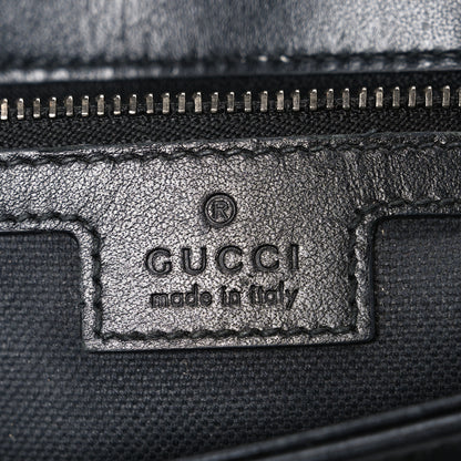 Gucci Calfskin Matelasse Monochrome Small GG Marmont Shoulder Bag Black 6 of 12