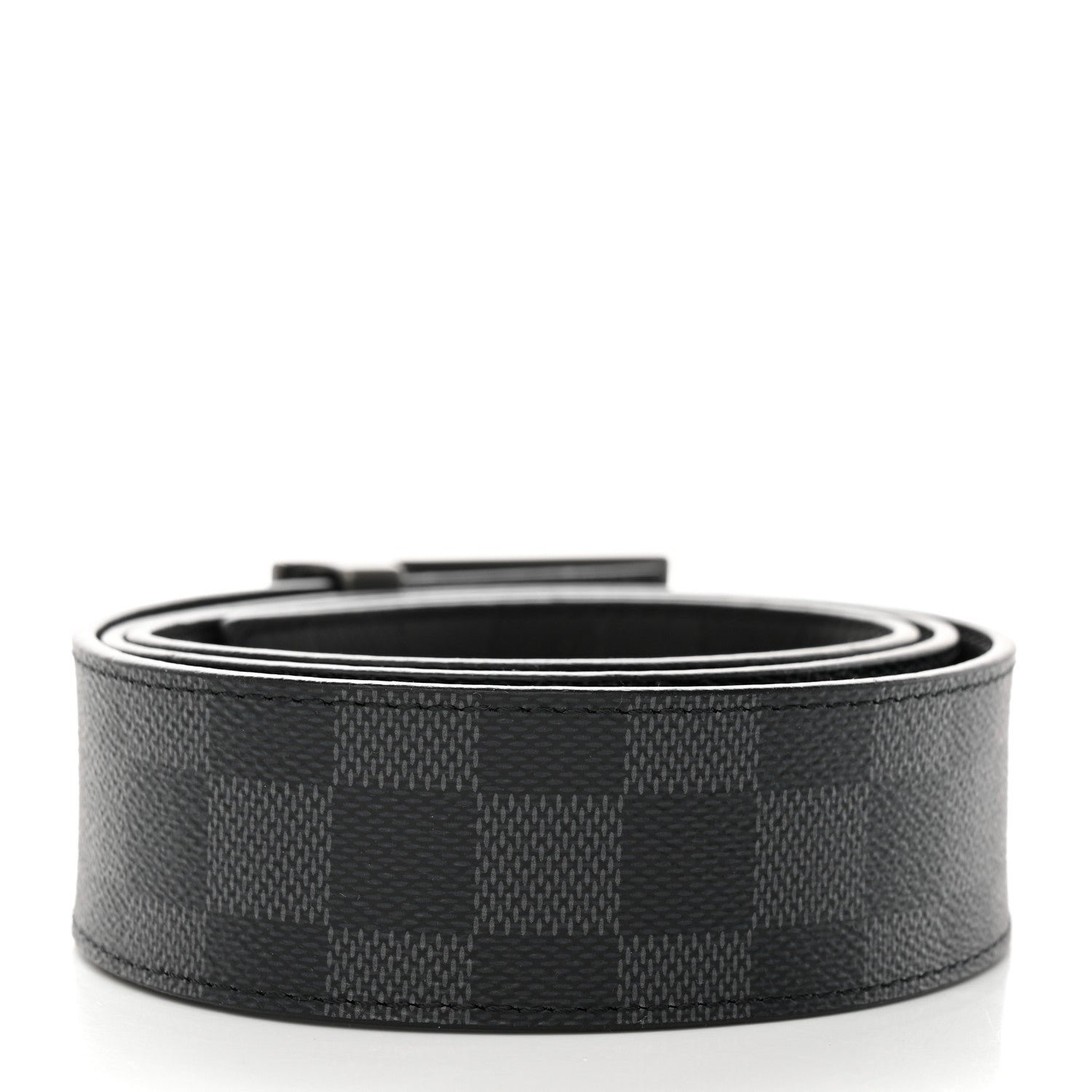Louis Vuitton Damier Graphite Infini Neo Inventeur 40mm Reversible Belt 95/38 Black 3 of 7