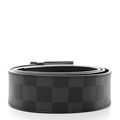 Louis Vuitton Damier Graphite Infini Neo Inventeur 40mm Reversible Belt 95/38 Black 3 of 7