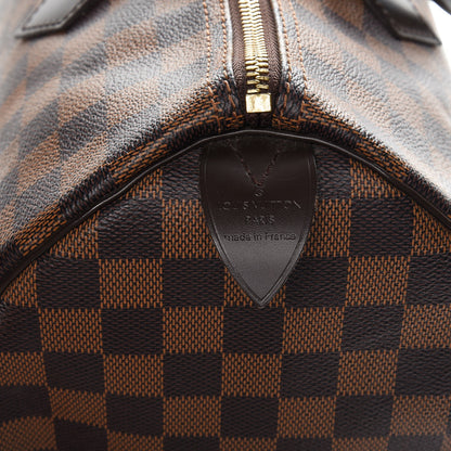 Louis Vuitton Damier Ebene Speedy 35 6 of 13