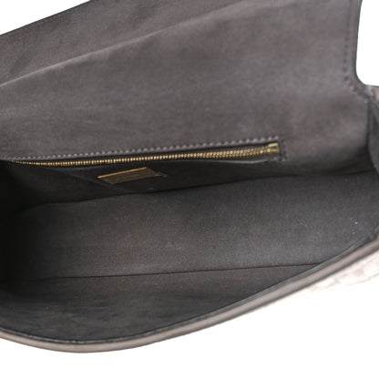 Fendi Chenille FF Embroidered Baguette Antracite Asfalto 4 of 7