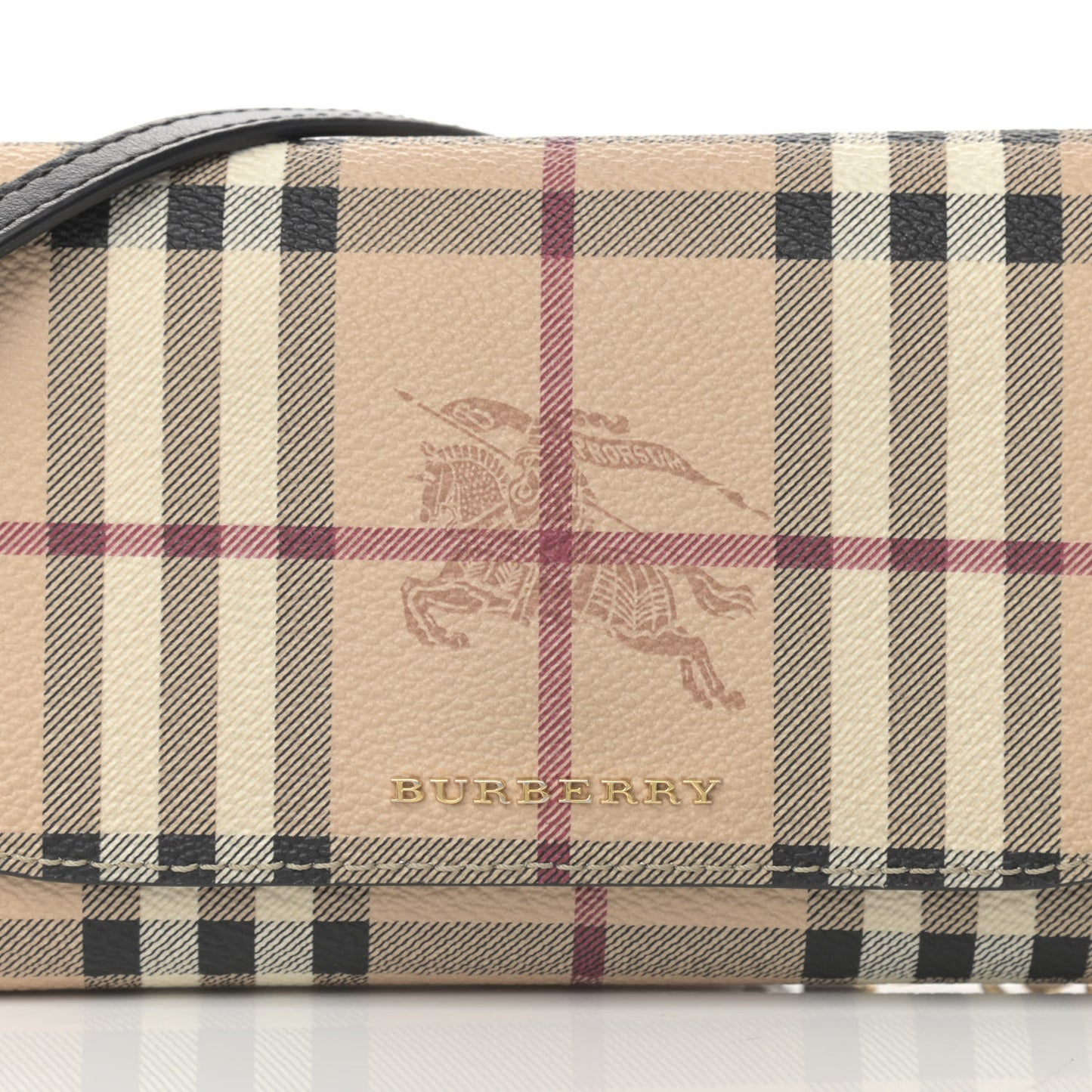 Haymarket Check Henley Wallet On Chain Black