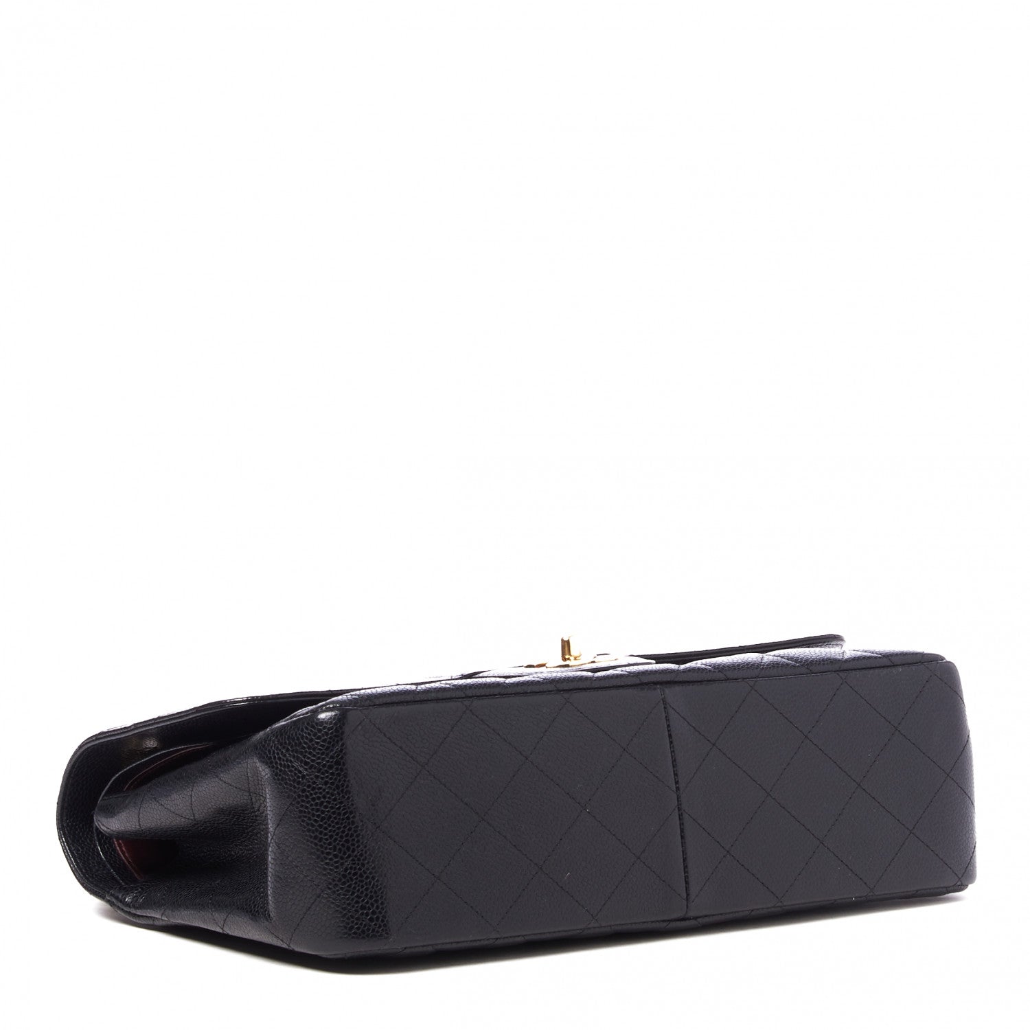 Chanel Caviar Quilted Jumbo Double Flap Black 3 of 9