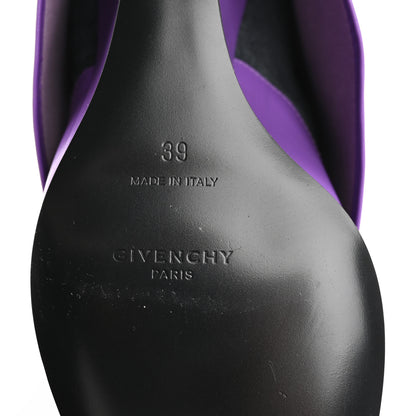 Givenchy Calfskin Shark Lock Ankle Boots 39 Ultraviolet 7 of 10