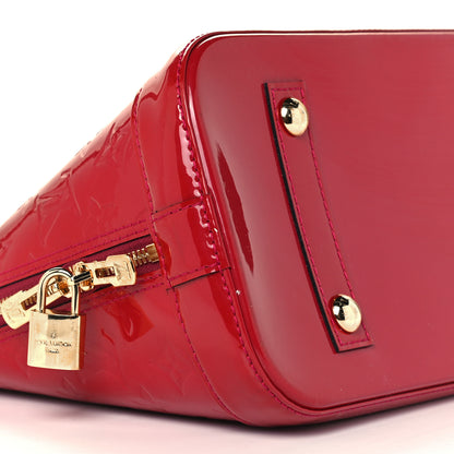 Louis Vuitton Vernis Alma PM Cherry 8 of 9