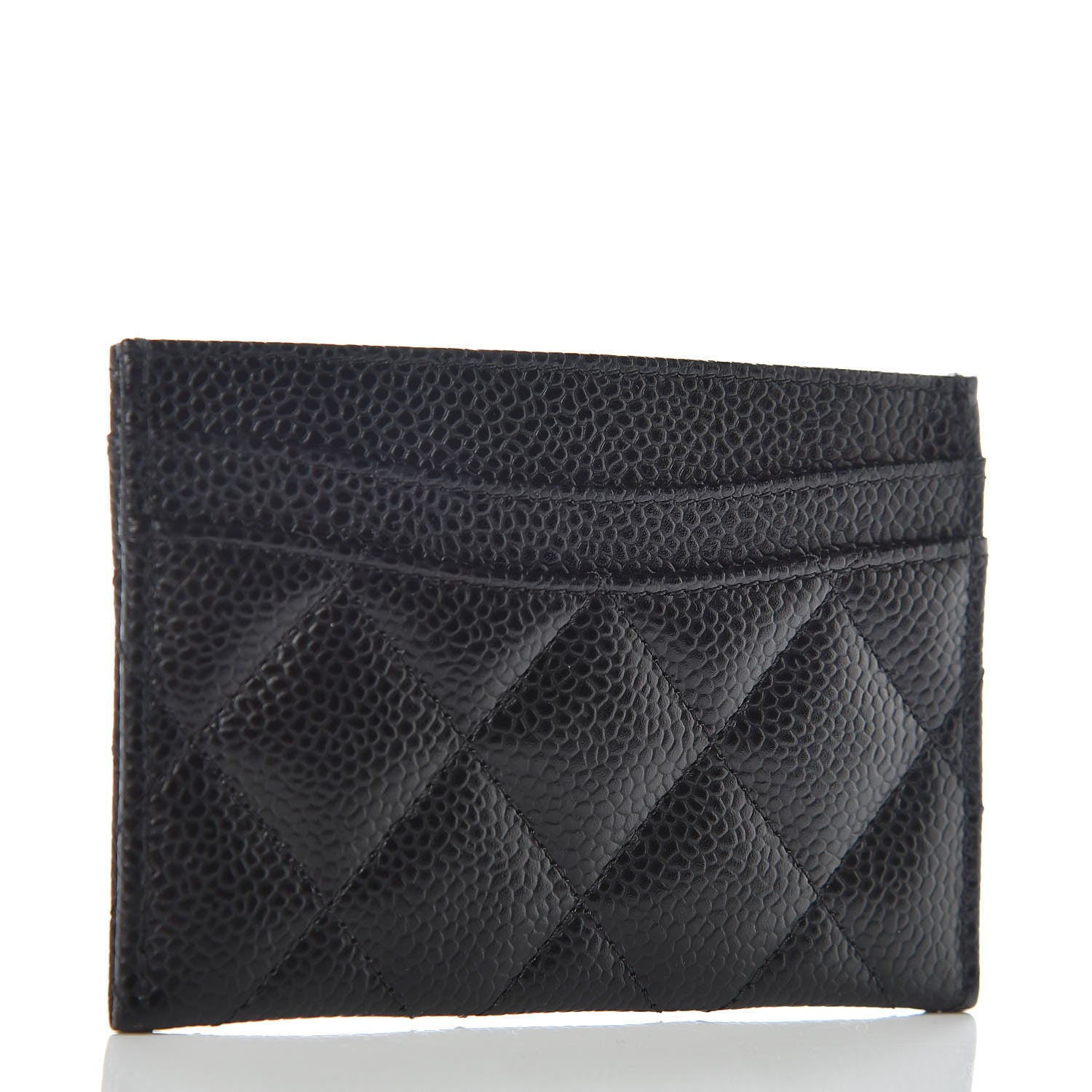 Chanel Caviar Quilted Card Holder Black 3 of 8