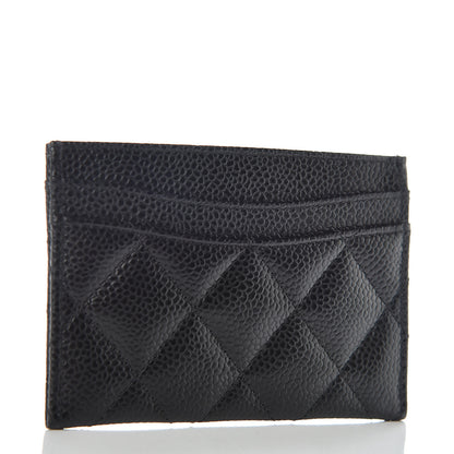 Chanel Caviar Quilted Card Holder Black 3 of 8