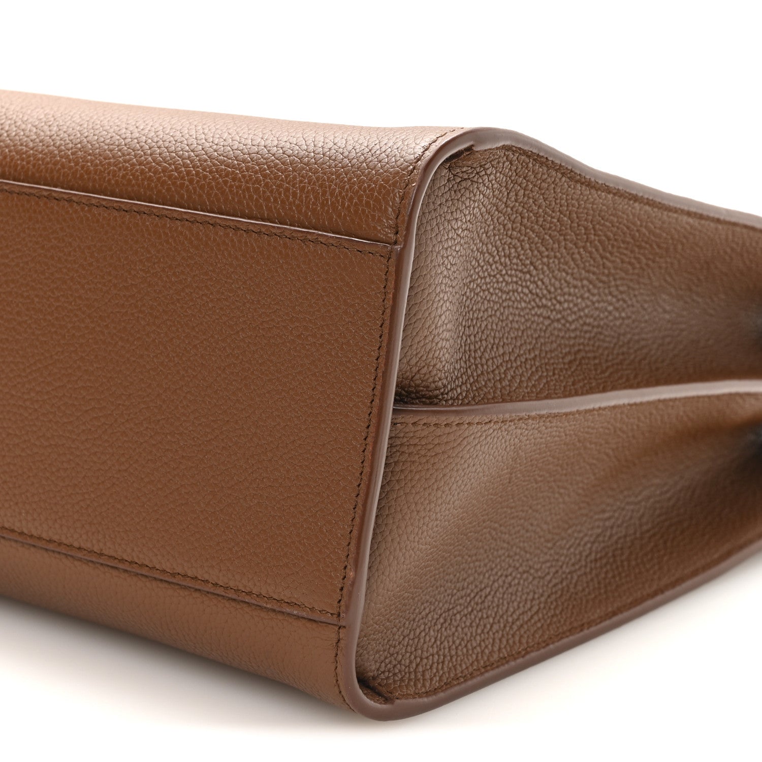Saint Laurent Grained Calfskin Large Souple Sac De Jour Cinnamon 10 of 11