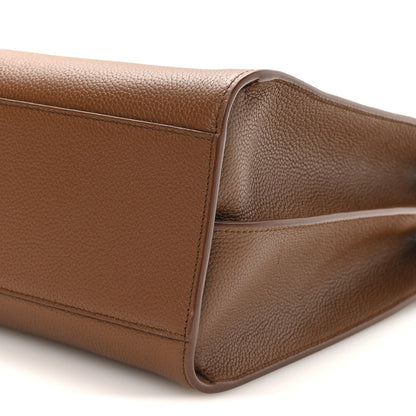 Saint Laurent Grained Calfskin Large Souple Sac De Jour Cinnamon 10 of 11