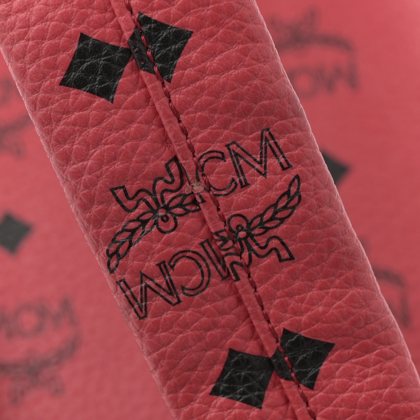 Visetos Studded Small Stark Backpack Red