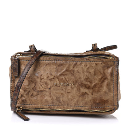 Givenchy Tumbled Sheepskin Mini Pandora Brown 1 of 9