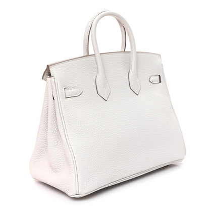 Hermes Togo Birkin 25 Gris Pale 3 of 11