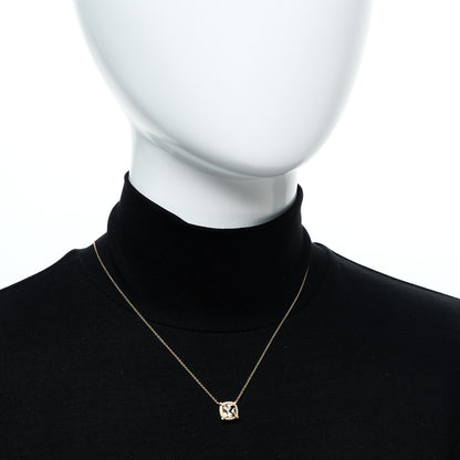 David Yurman 18K Yellow Gold Diamond Champagne Citrine 7mm Petite Chatelaine Pave Bezel Pendant Necklace 2 of 6