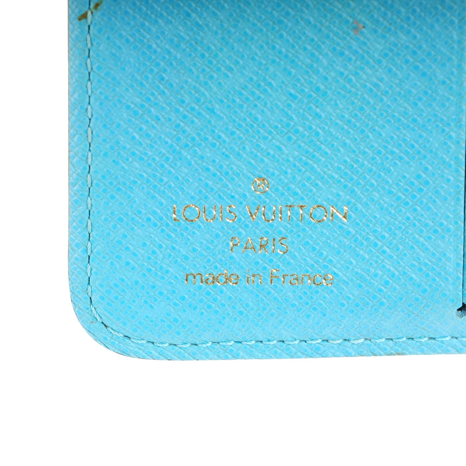 Louis Vuitton Monogram Groom Compact Zip Wallet Blue 7 of 10