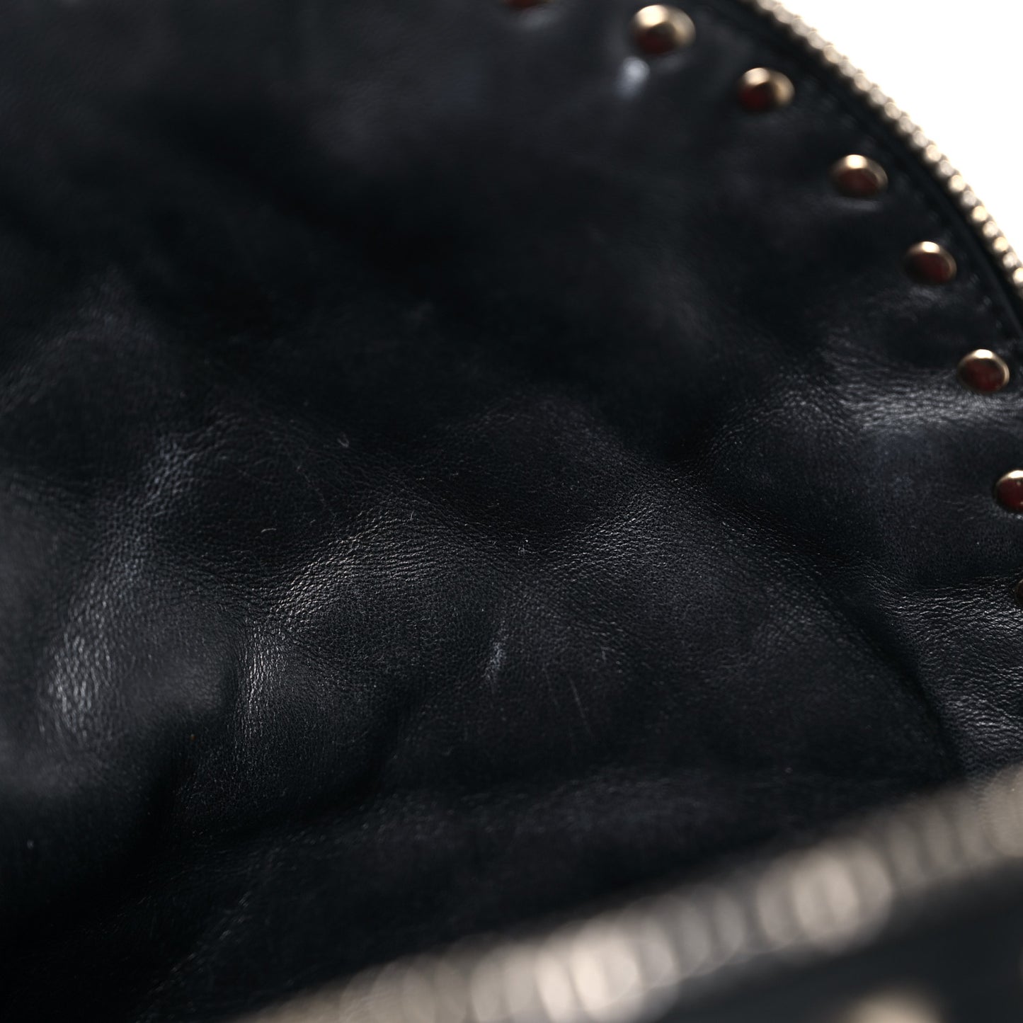 Nappa Quilted Small Rockstud Spike Backpack Black