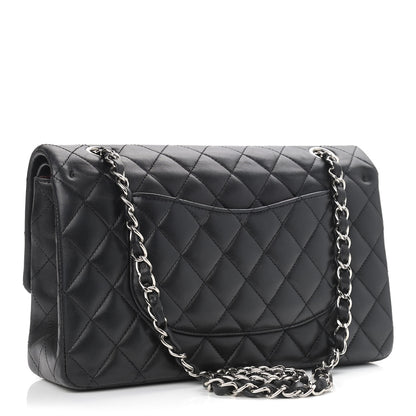 Chanel Lambskin Quilted Medium Double Flap Black 3 of 12
