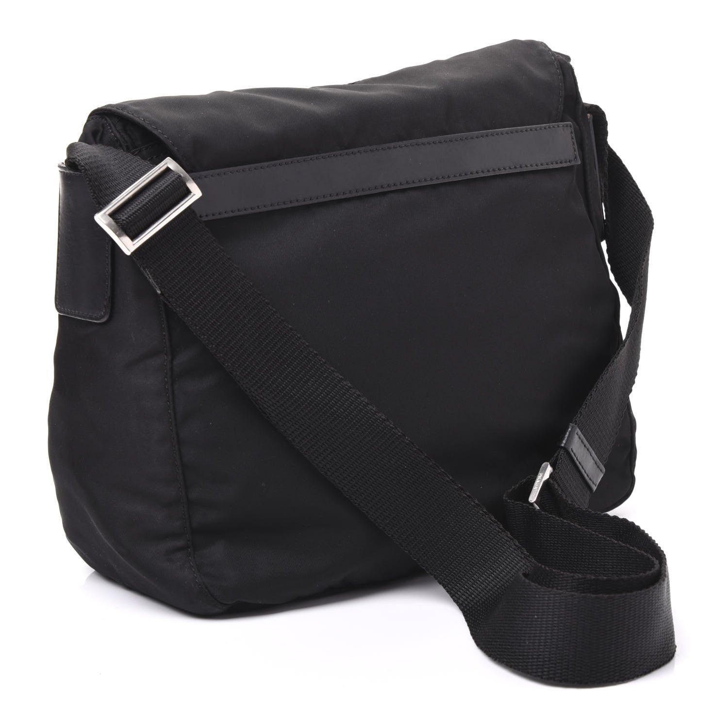 Prada Nylon Vela Messenger Black 2 of 8