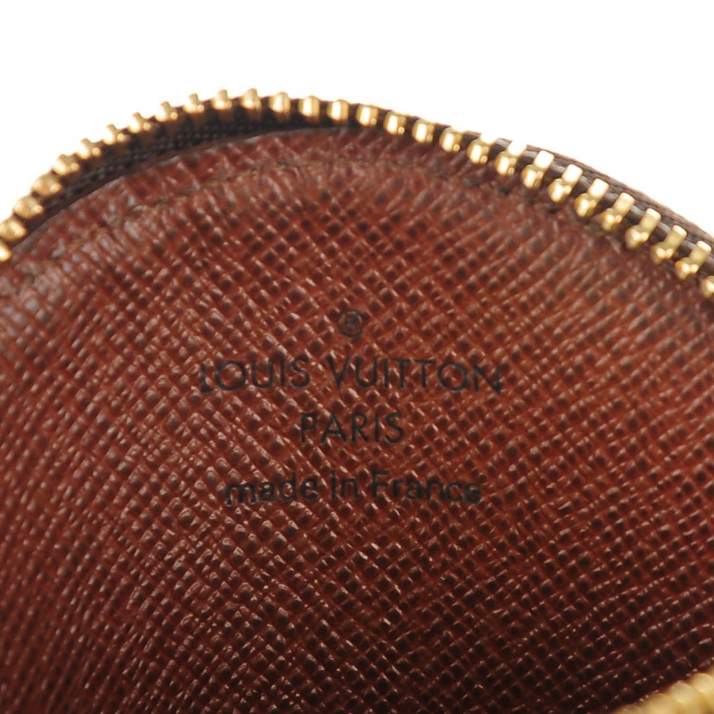 Monogram Round Coin Purse
