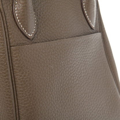 Hermes Taurillon Clemence Lindy 30 Etoupe 10 of 13