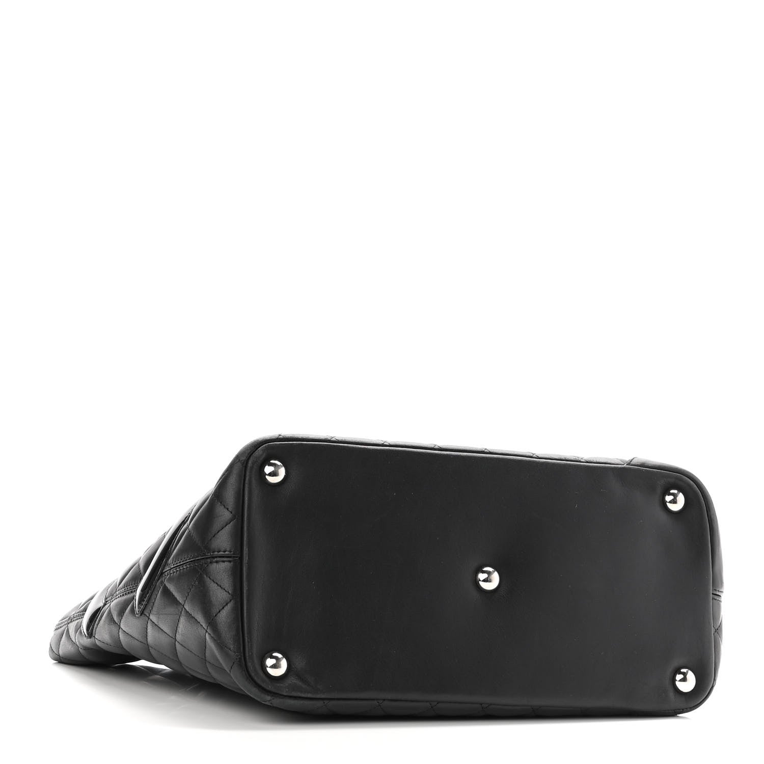 Chanel Calfskin Quilted Large Cambon Tote Black 4 of 11