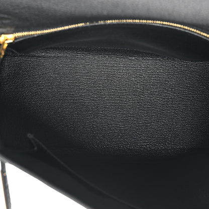 Hermes Togo Kelly Retourne 25 Black 5 of 12