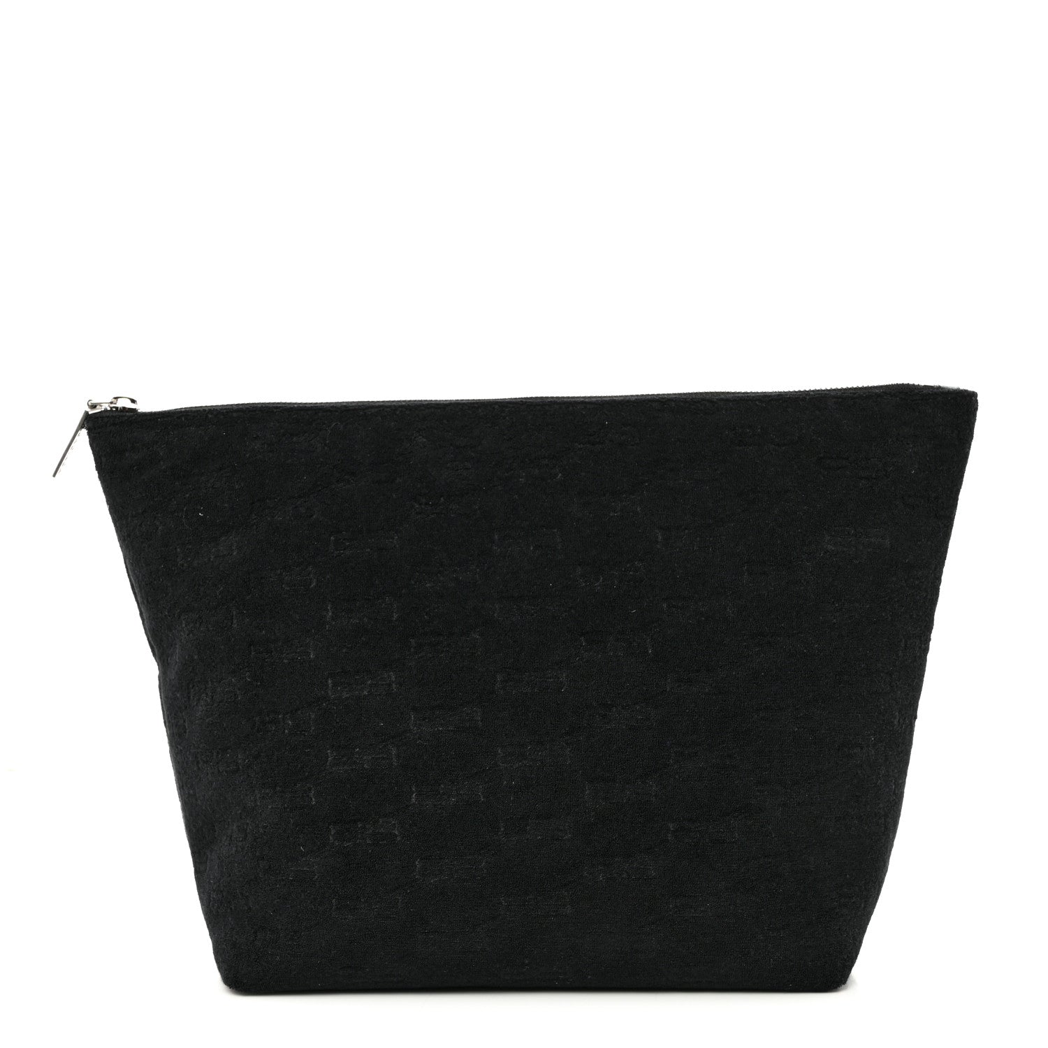 Balenciaga Sponge Fabric BB Monogram Medium Jumbo Pouch Black 1 of 7