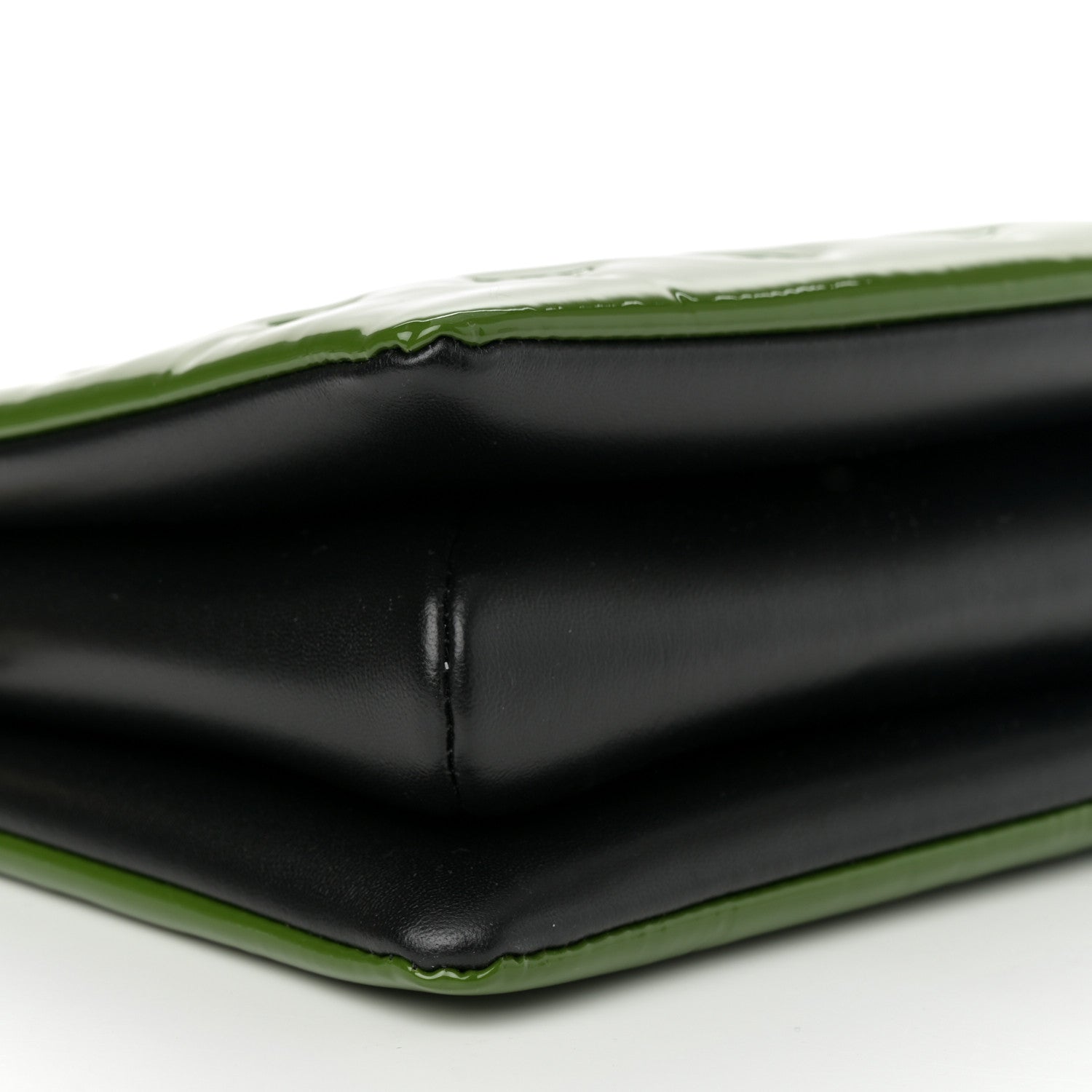 Louis Vuitton Patent Embossed Monogram Coussin PM Green Black 10 of 14