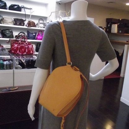 Louis Vuitton Epi Mabillon Backpack Yellow 2 of 9