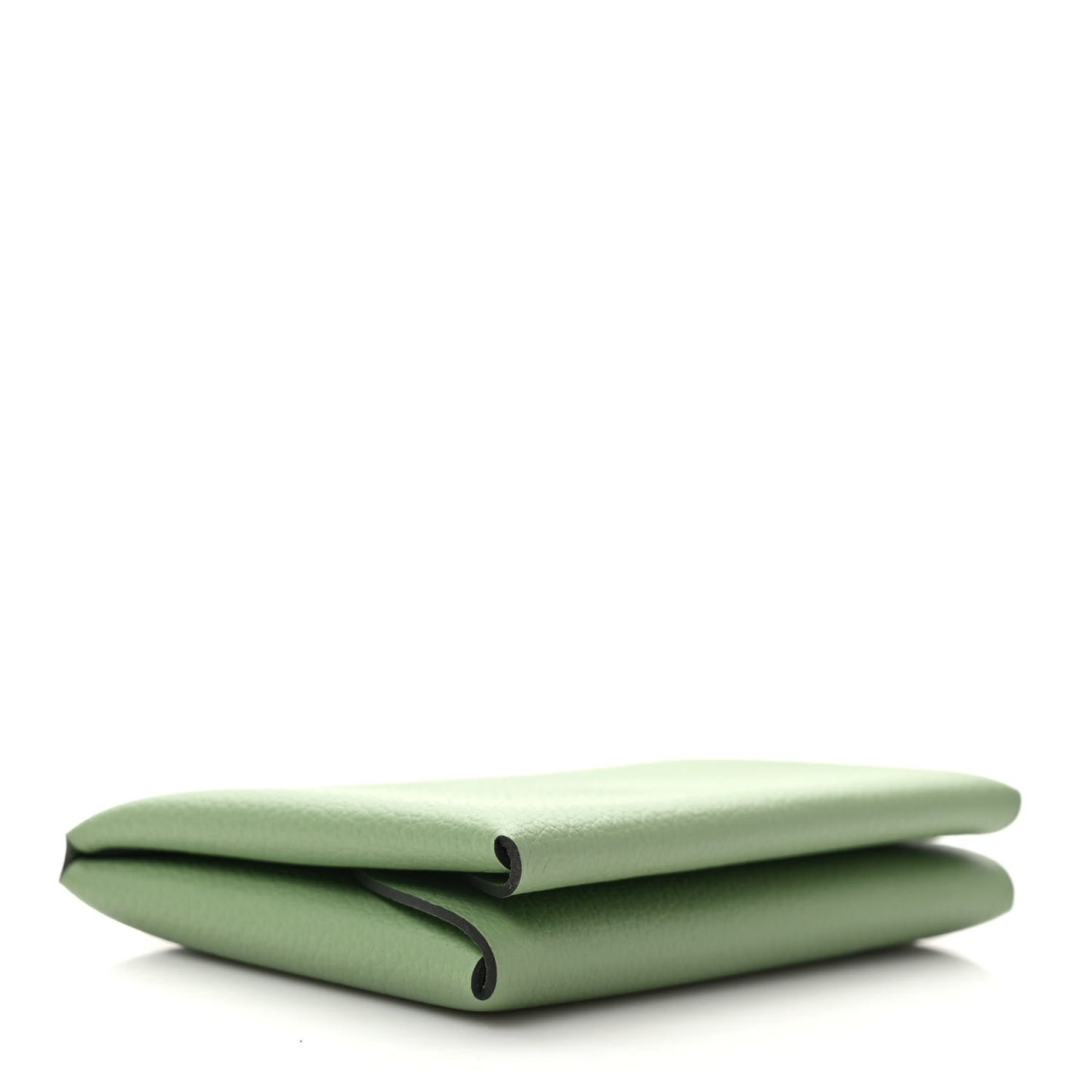 Chevre Mysore Calvi Duo Card Case Vert Criquet