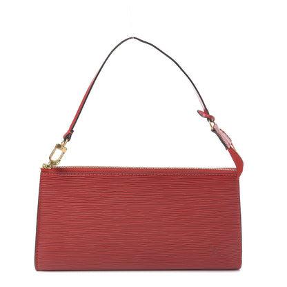 Louis Vuitton Epi Pochette Accessories 24 Rouge 1 of 11