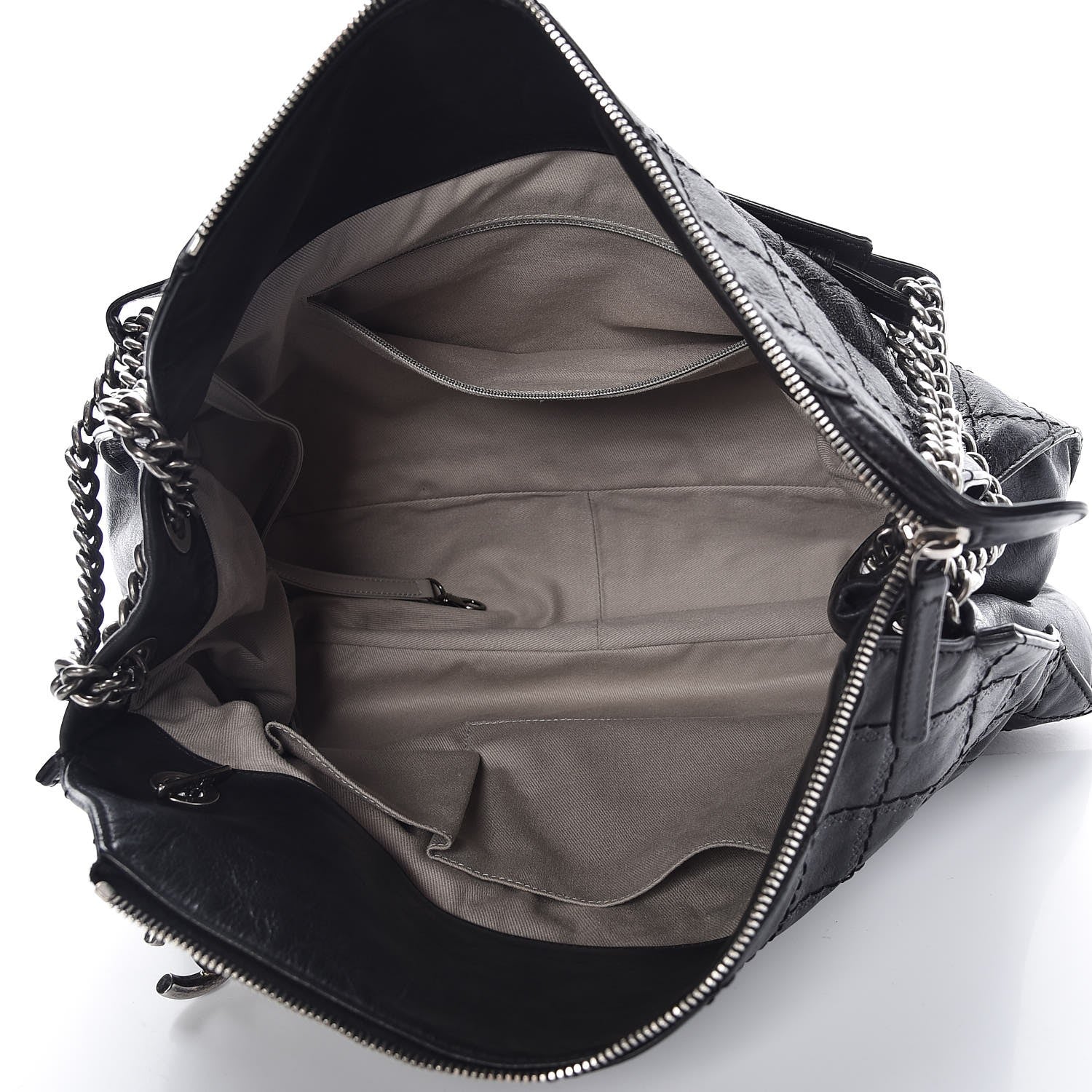 Chanel Calfskin CC Crave Tote Black 5 of 11