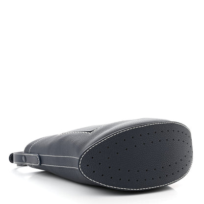 Delvaux Taurillon Pin Daily Surpique Bucket Navy 4 of 11