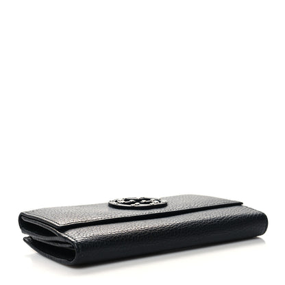 Gucci Calfskin Studded Soho Continental Wallet Black 4 of 10