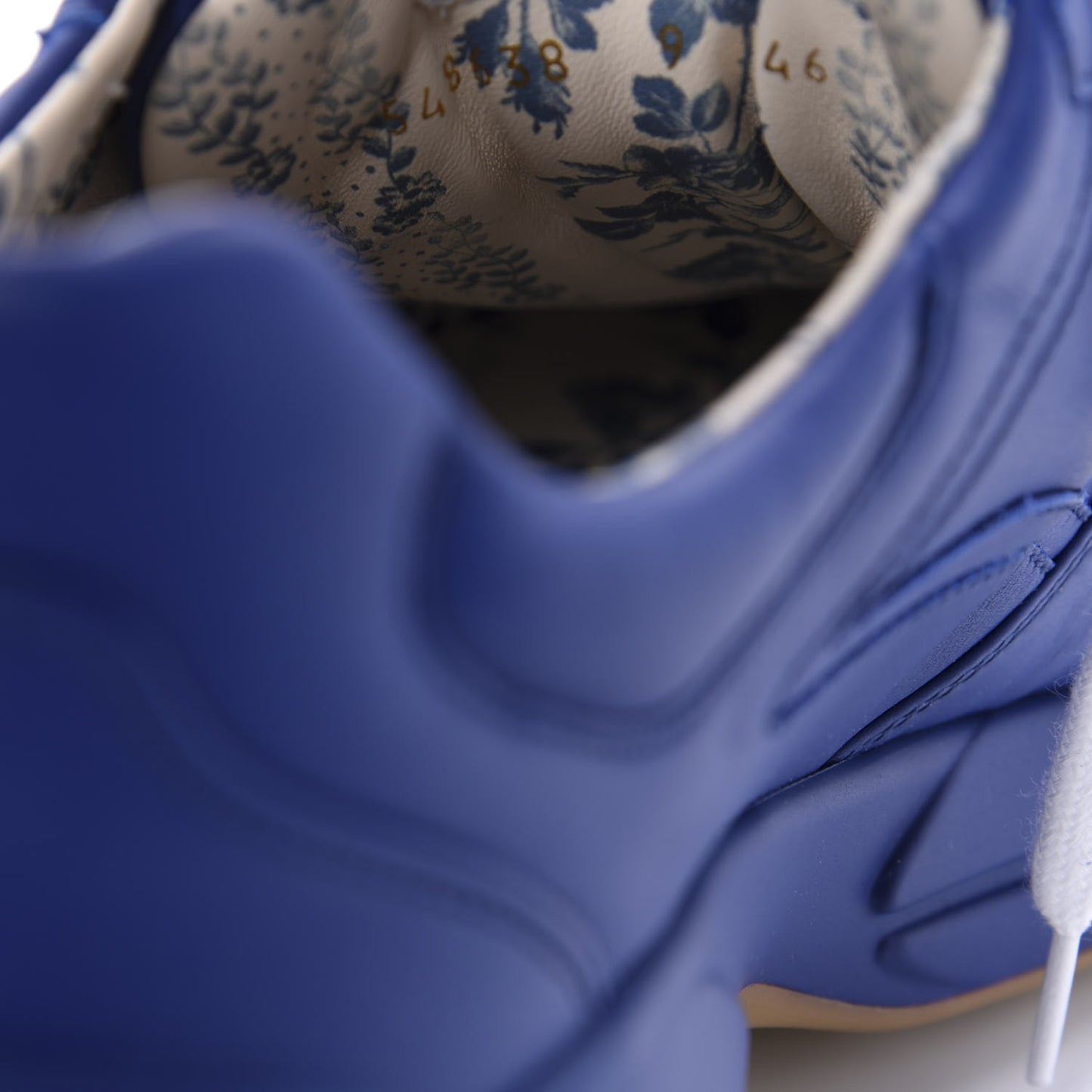 X MLB Calfskin NY Yankees Mens Rhyton Sneakers 9 Electric Blue