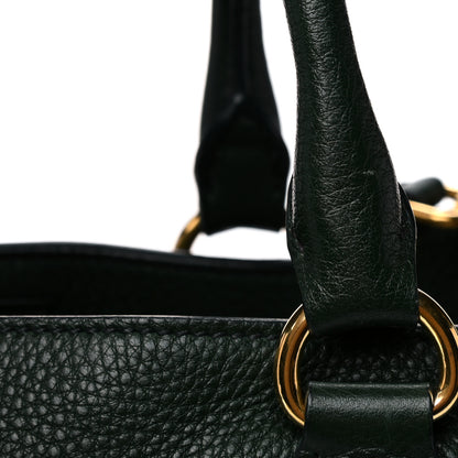 Prada Vitello Daino Side Zip Tote Foresta 16 of 17