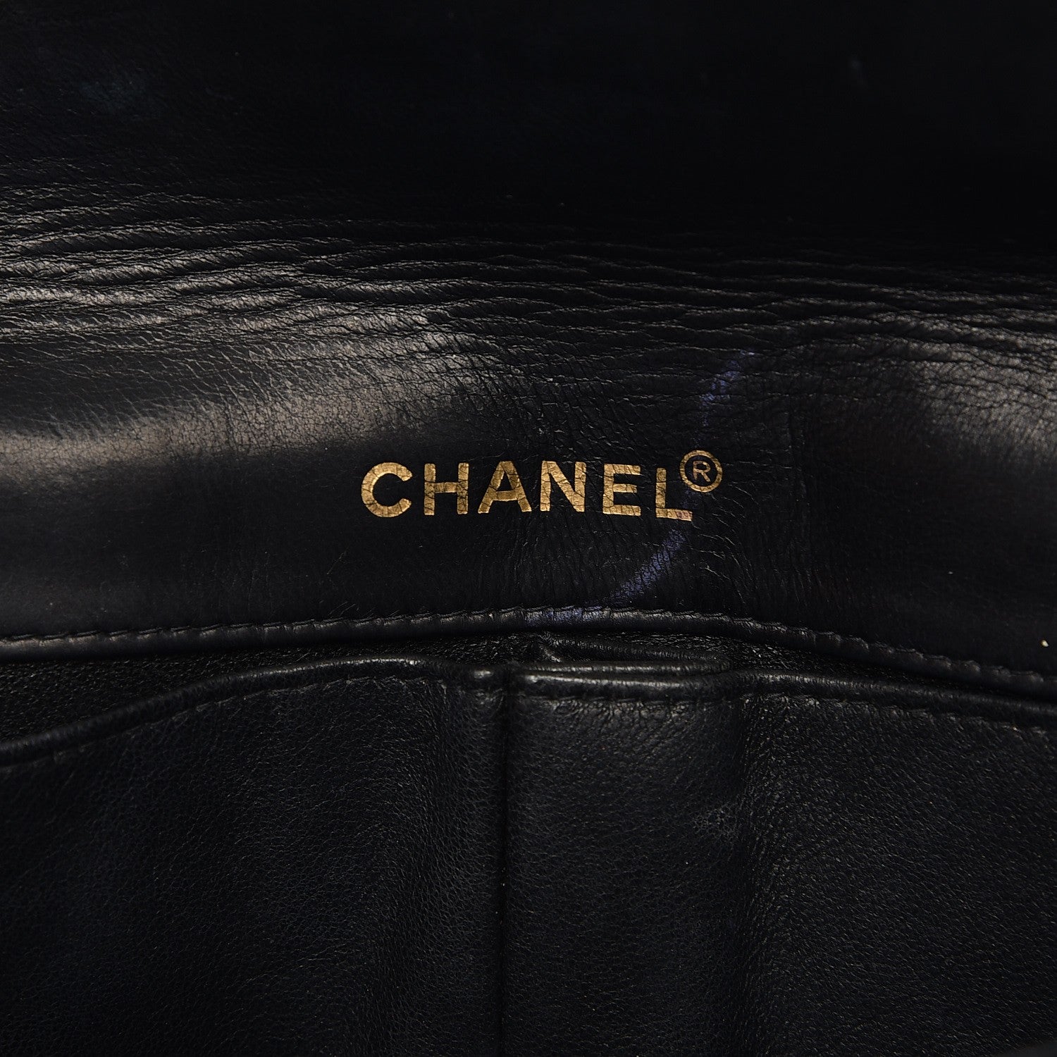 Chanel Lambskin Quilted East West Chocolate Bar Flap Black 6 of 13