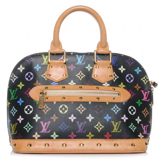 Louis Vuitton Monogram Multicolor Alma Black 1 of 7