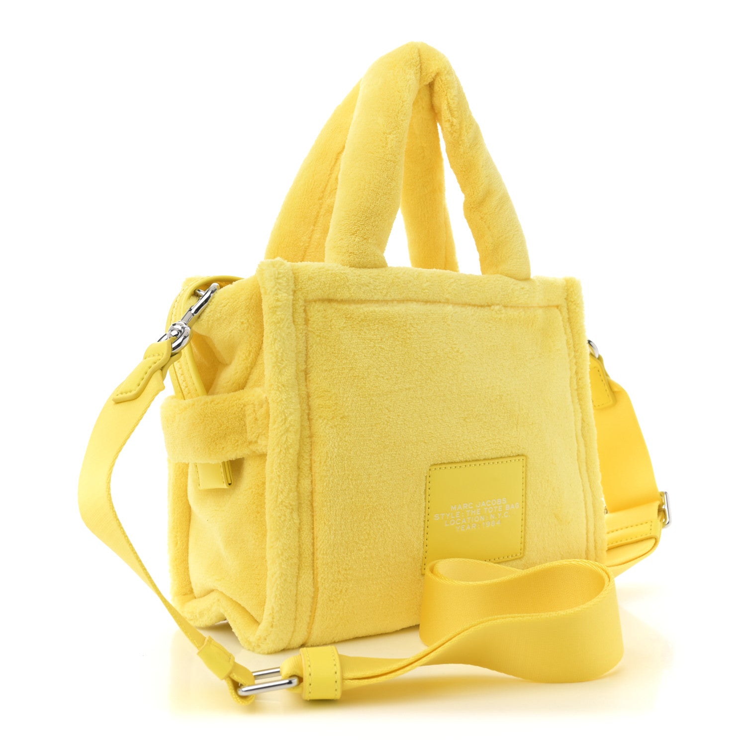 Marc Jacobs Polyester Mini Terry Tote Bag Yellow 5 of 19