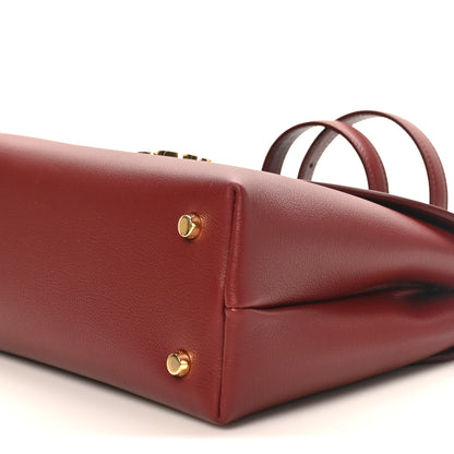 Celine Supple Grained Calfskin Medium Nino Light Burgundy 9 of 10