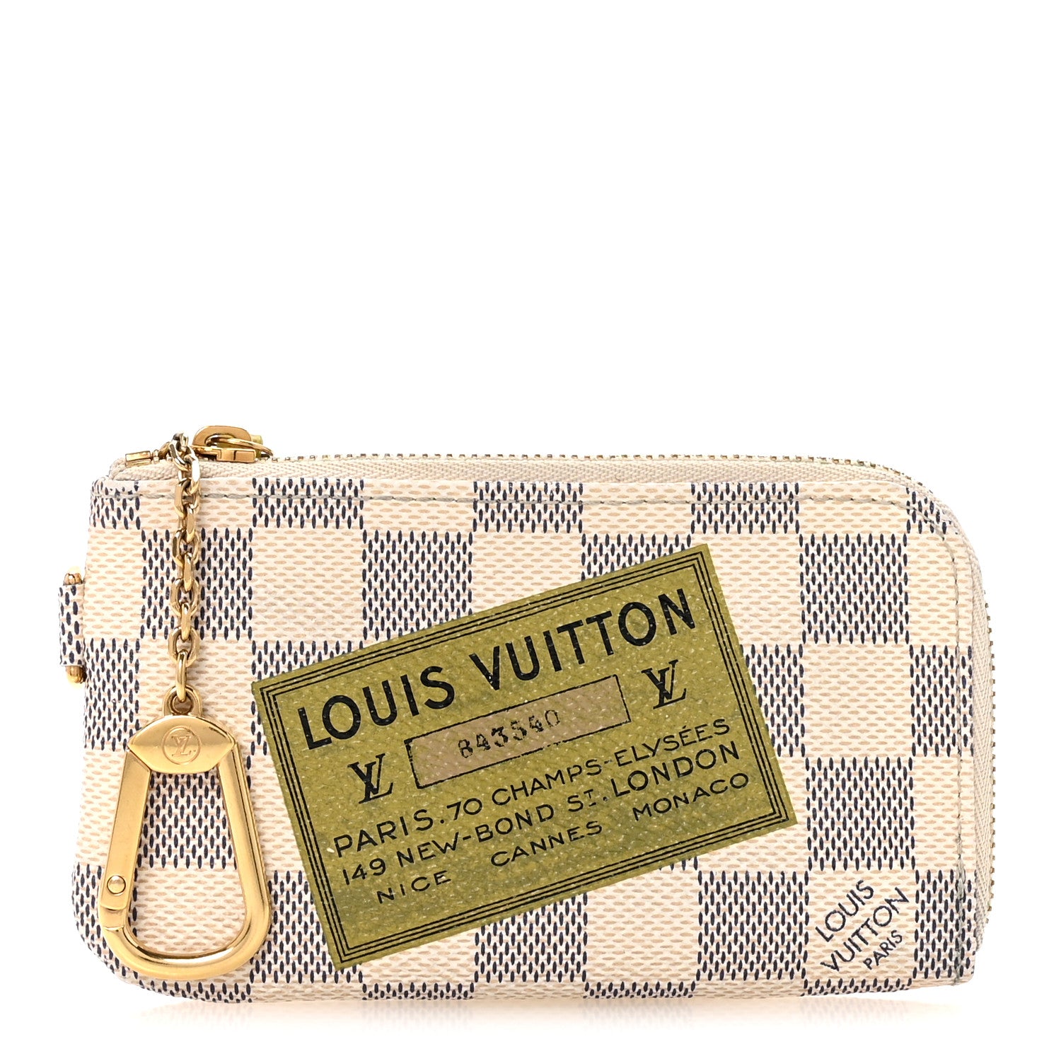Louis Vuitton Damier Azur Complice Trunks and Bags Key Pouch 1 of 6