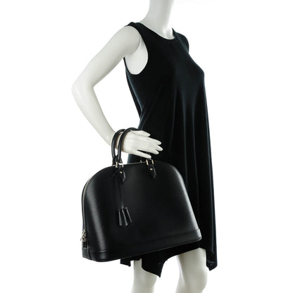 Louis Vuitton Epi Alma GM Black 2 of 9