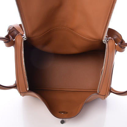 Hermes Swift Epsom Lindy 30 Tressage De Cuir Gold Black Craie 5 of 11