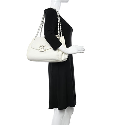 Chanel Lambskin Sensual Accordion Flap White 2 of 13