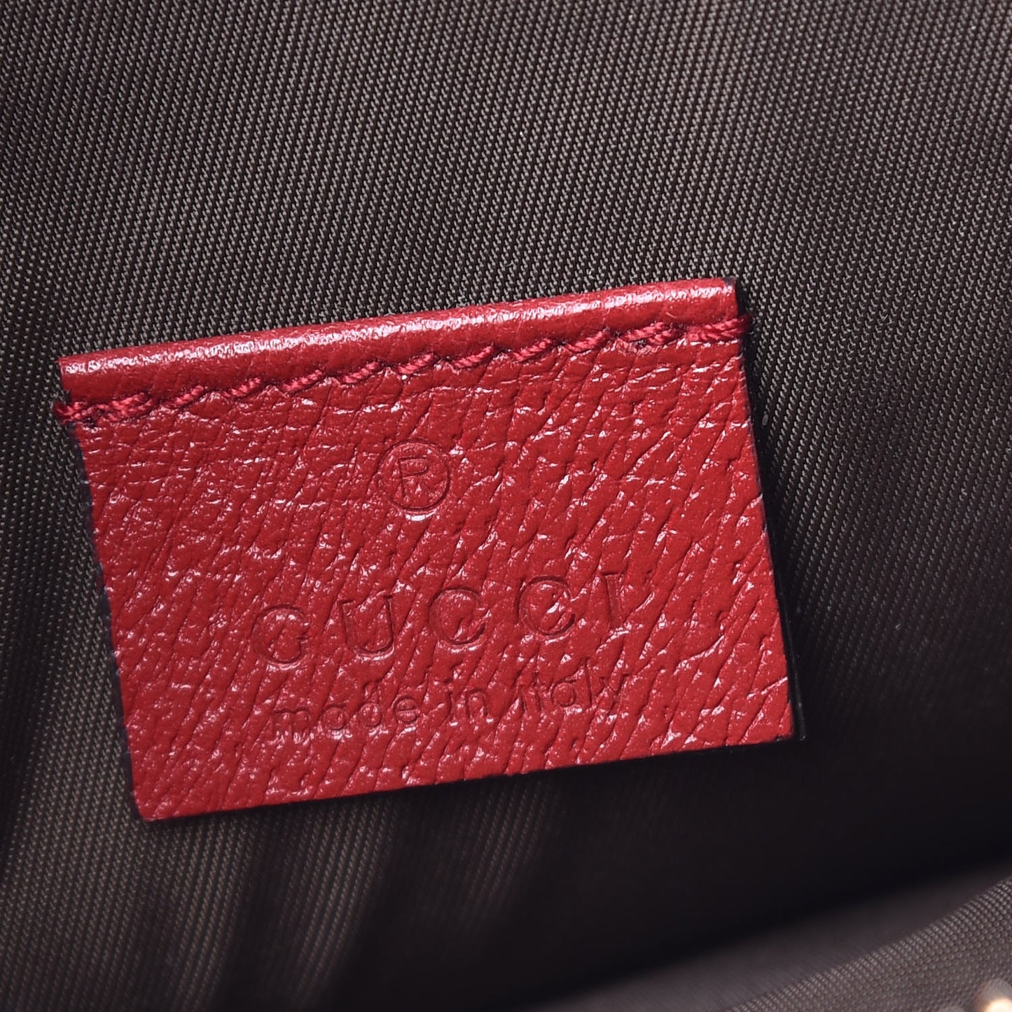 GG Supreme Monogram Tian Large Zip Pouch Beige Multicolor Red