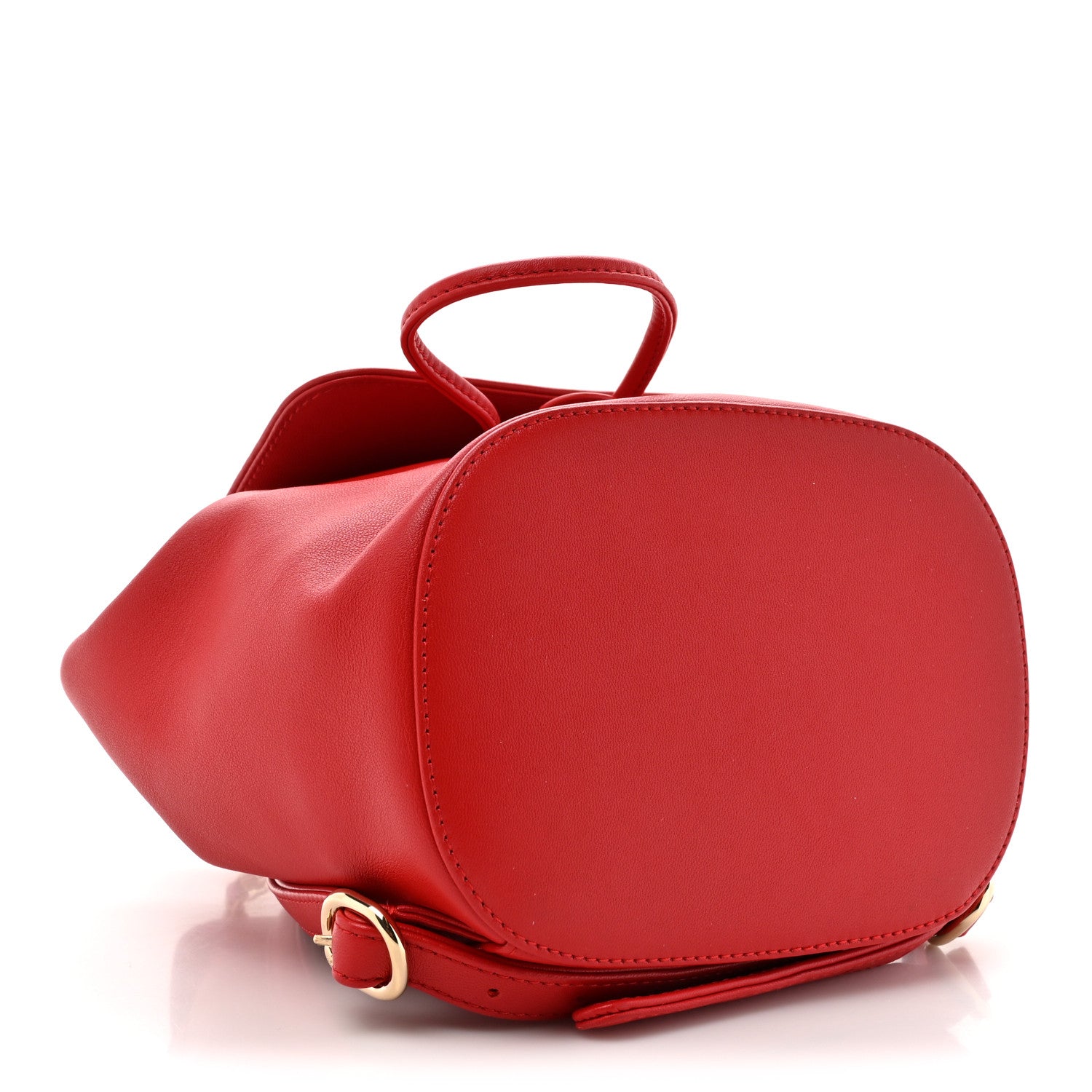 Chanel Lambskin CC Mania Backpack Red 4 of 10